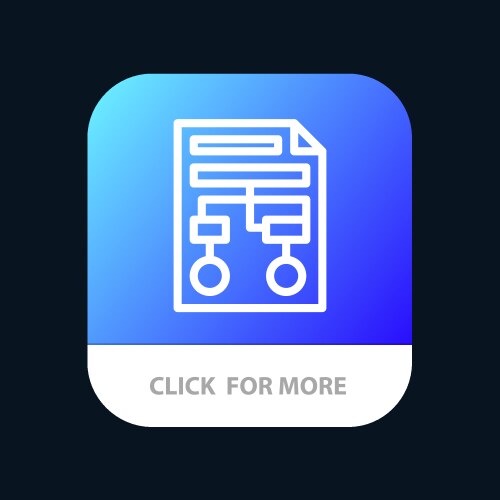 Graph paper process wireframe document mobile app vector image