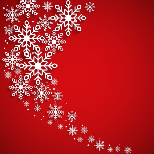 Red classic christmas background Royalty Free Vector Image