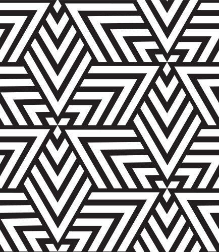 Stripe triangle pattern Royalty Free Vector Image