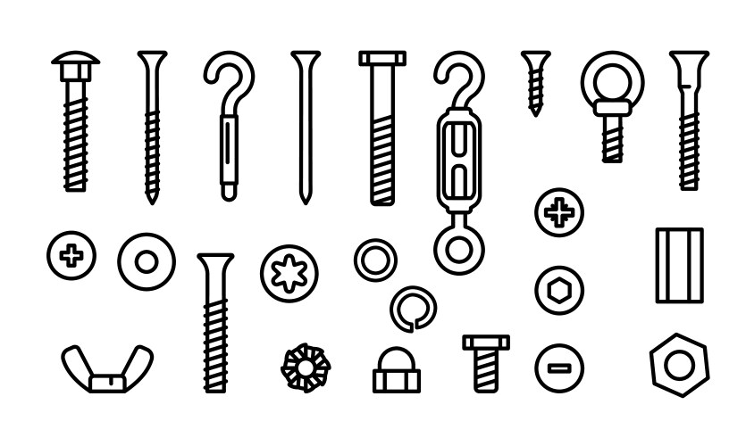 Rivet Vector Images & Graphics for Commercial Use | VectorStock