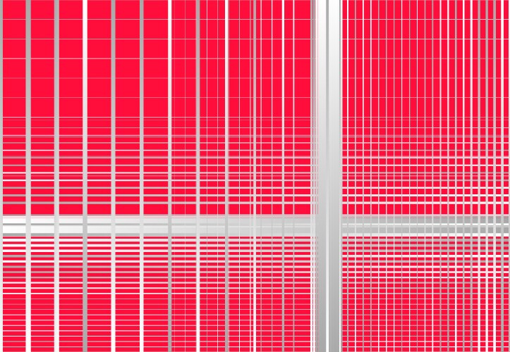 Grid mesh lattice or grating intersected lines vector image