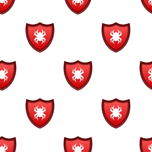 Secure connection pattern on white background vector image