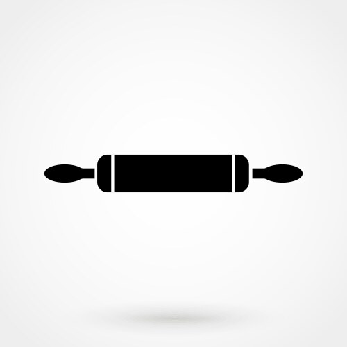 Chef hat and rolling pin for test Royalty Free Vector Image