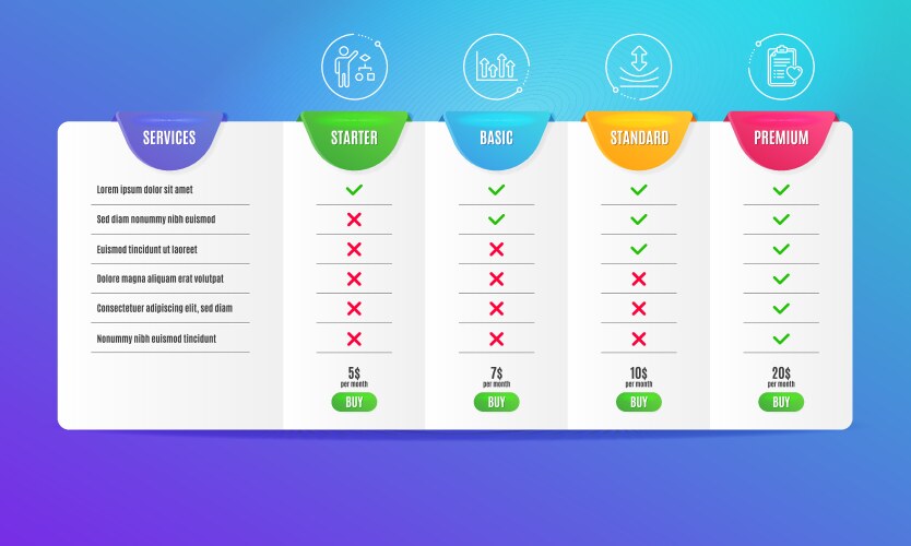 Resilience algorithm and upper arrows icons set vector image