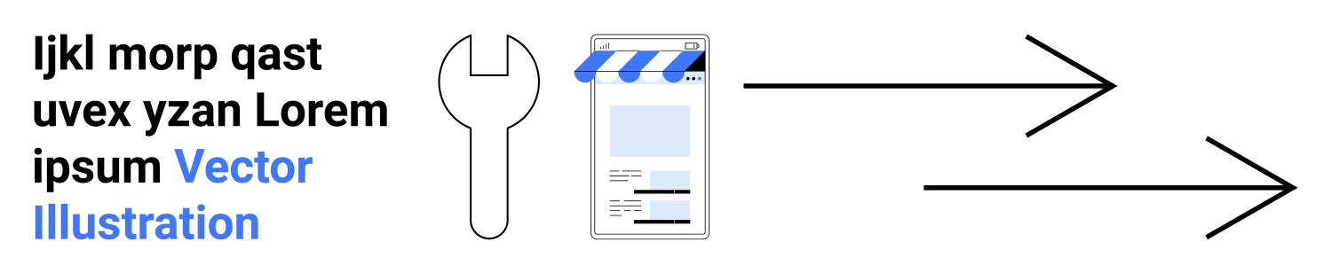 Workflow automation process with tool and document vector image
