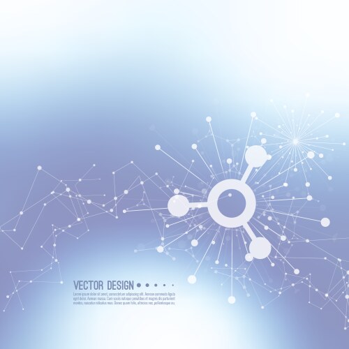 Array with dynamic emitted particles vector image