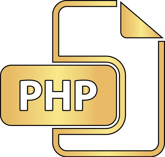 Php computer symbol vector image