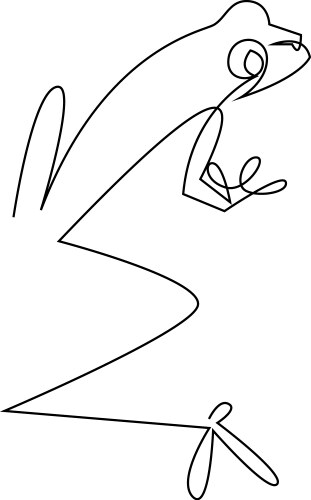 Vector Line Drawing Frog Frog Line Drawing Vector Images (over 2,000)