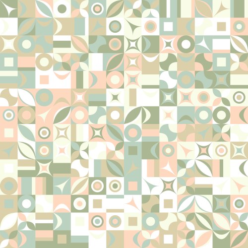 Abstract geometric pattern background - colorful vector image