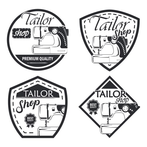 Lingerie shop retro emblem Royalty Free Vector Image
