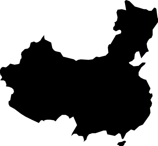 china vector image