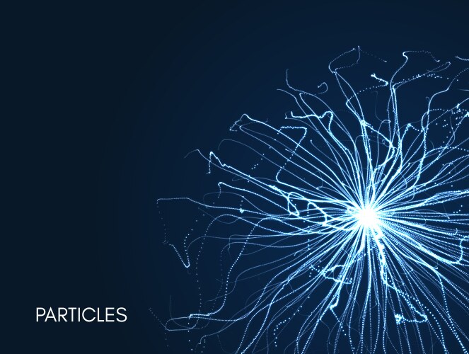 Abstract science or technology background array vector image
