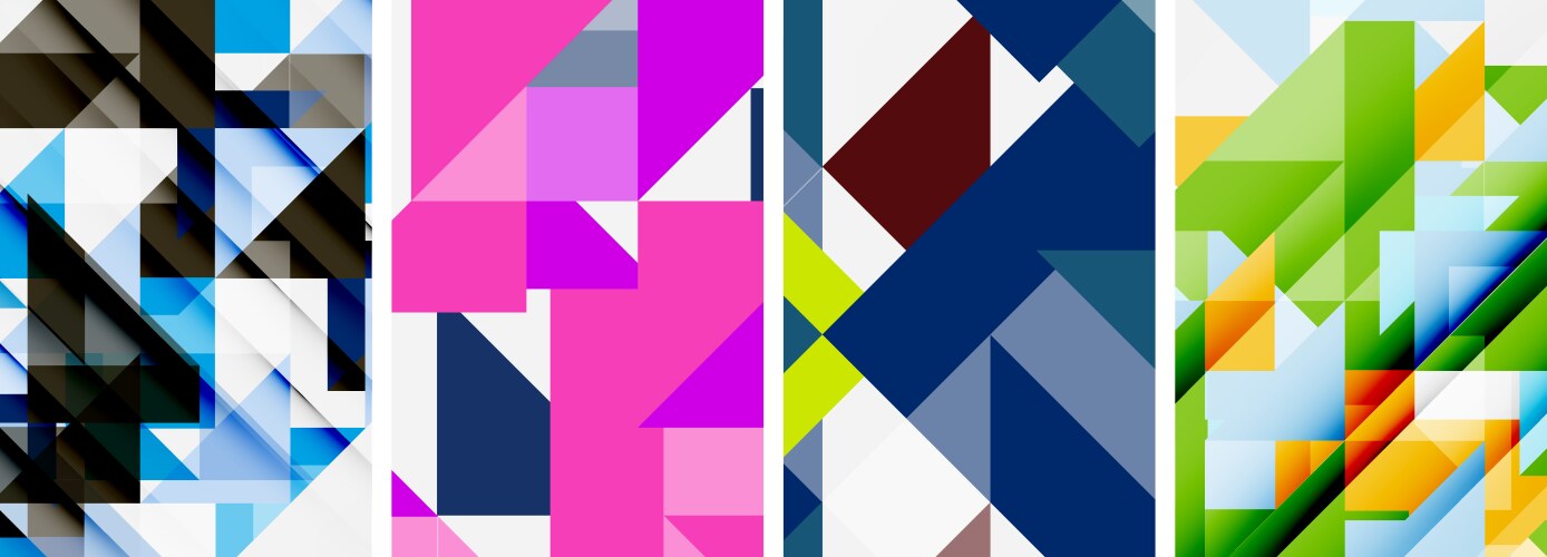 Random Triangle Pattern Vector Images (over 14,000)