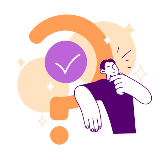 Man Thinking Question Mark Vector Images (over 4,900)