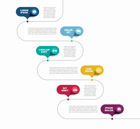 infographic design template with place for your vector image