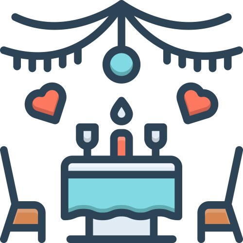 Romantic Dinner Icon Vector Images (over 3,900)