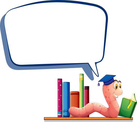 Worms Reading Royalty Free Vector Image Vectorstock Worms Reading Royalty Free Vector Image Vectorstock