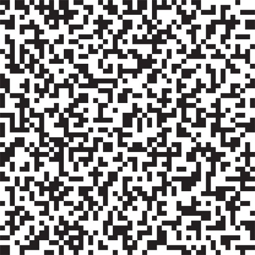 Qr code seamless pattern background Royalty Free Vector