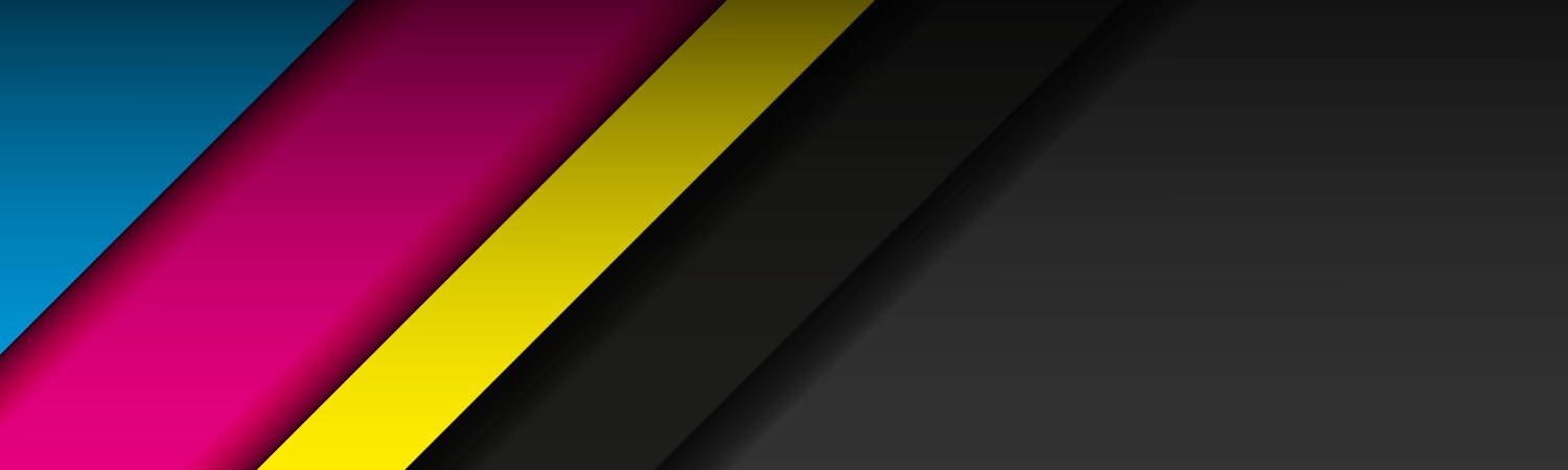 Modern material header with overlapping layers vector image