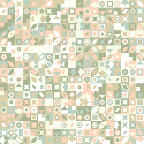 Mosaic pattern background - colorful abstract vector image