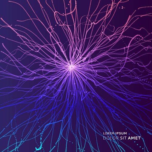 Abstract science or technology background array vector image