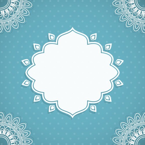 Indian frame Royalty Free Vector Image - VectorStock