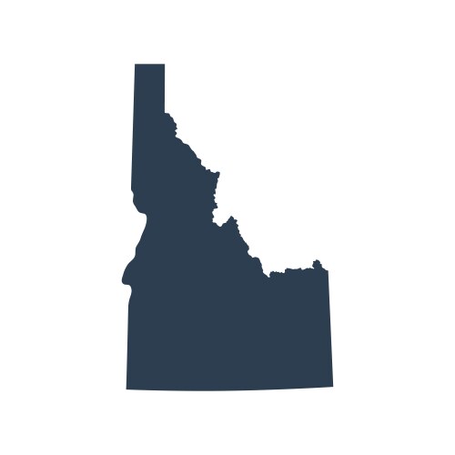 Idaho State Map Vector Image