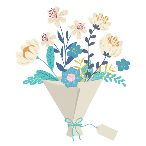 Bouquet Royalty Free Vector Image - VectorStock