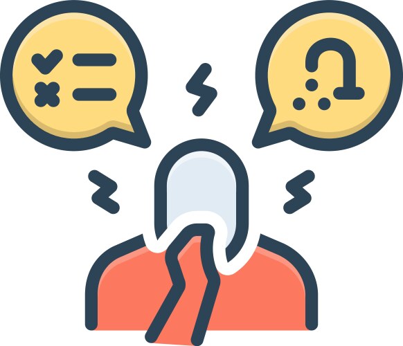 Obsessive compulsive disorder Royalty Free Vector Image