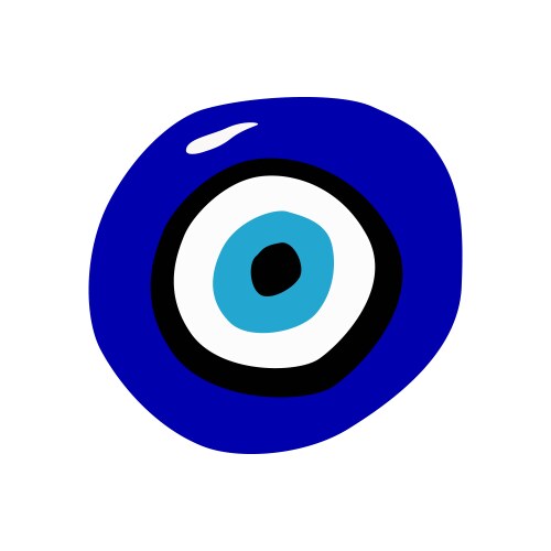 Evil eye icon amulet Vector Image