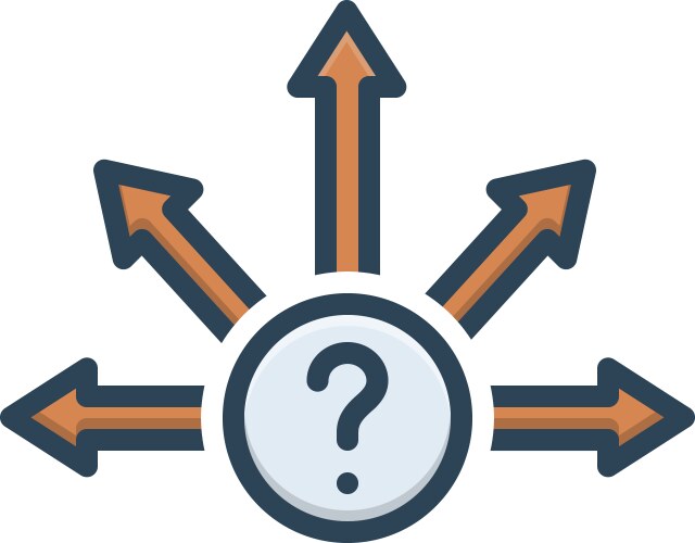 Decided Royalty Free Vector Image - VectorStock