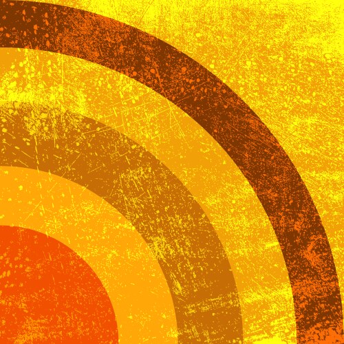 Abstract orange smooth waves background – Royalty-Free Vector | VectorStock