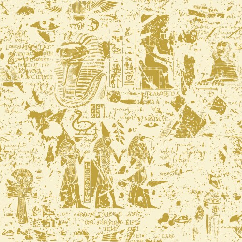 Seamless egypt pattern Royalty Free Vector Image