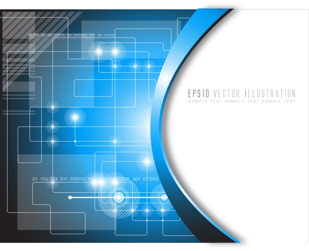 Abstract technology background vector image