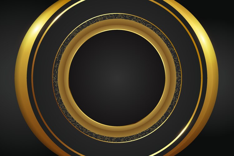 Black luxury background polygon overlapped shape Vector Image