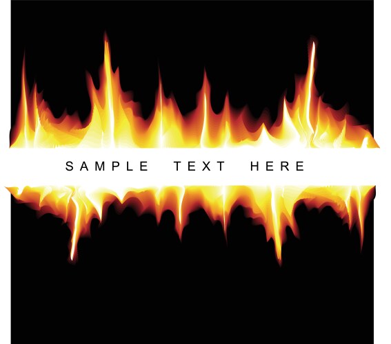 Flame graphic Vector Image