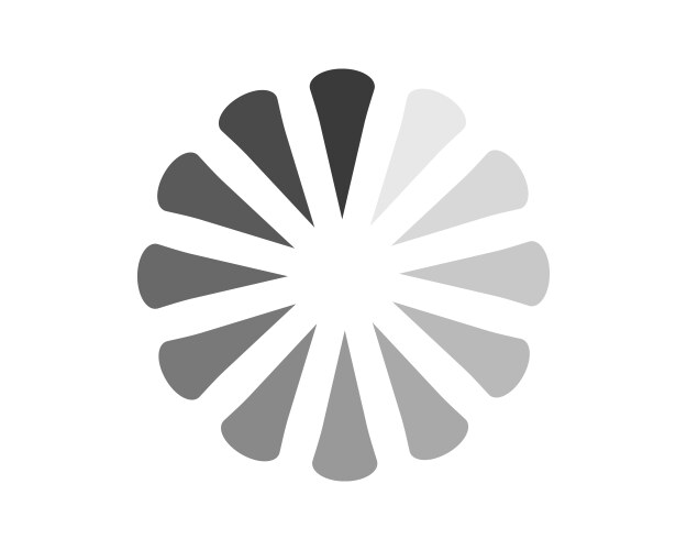 Stylish grayscale circular loading icon perfect vector image
