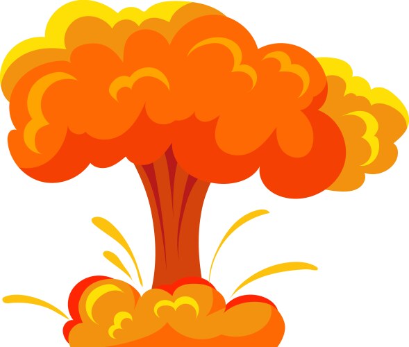 Nuclear Explosion Royalty Free Vector Image - VectorStock