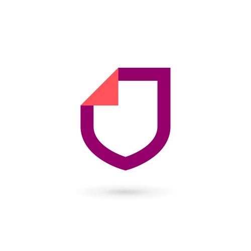 Shield logo icon design template elements Vector Image