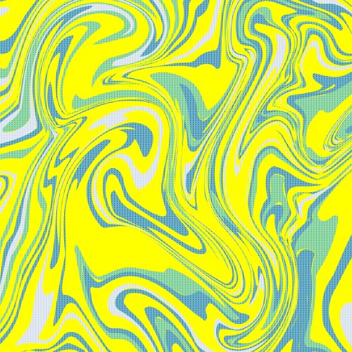 Abstract trendy yellow artwork design marble vector image