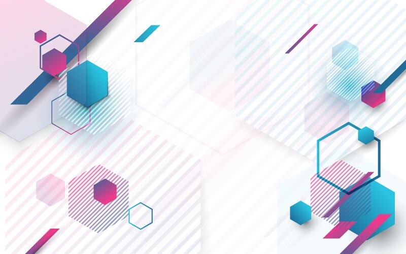 Abstract geometric tech corporate background Vector Image