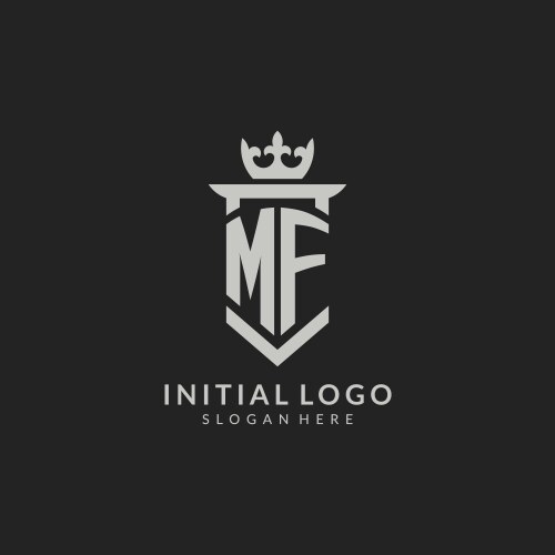 Kb logo monogram emblem style with crown shape Vector Image