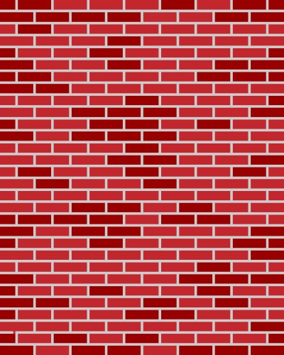 Red brick wall texture background design Vector Image