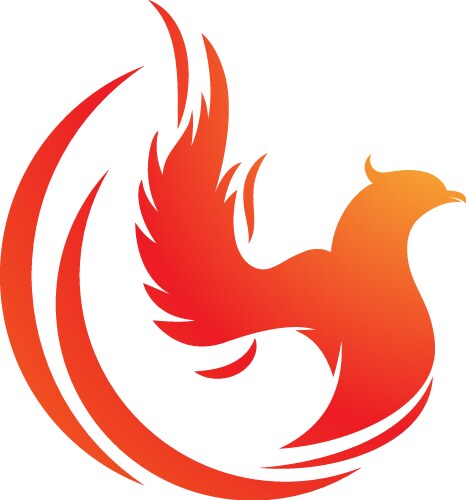 Red phoenix Royalty Free Vector Image - VectorStock