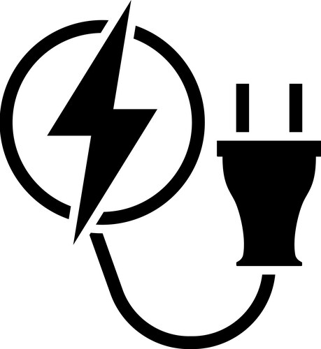 Uk electric plug icon Royalty Free Vector Image