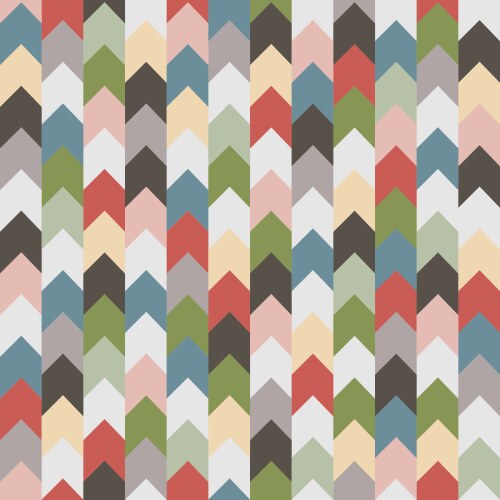 Chevron hand drawn seamless pattern arrows Vector Image