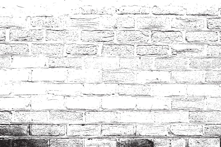 Brick wall vintage texture overlay Royalty Free Vector Image