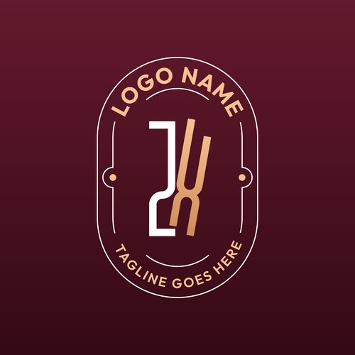 Logo letter zx Vector Images & Graphics for Commercial Use