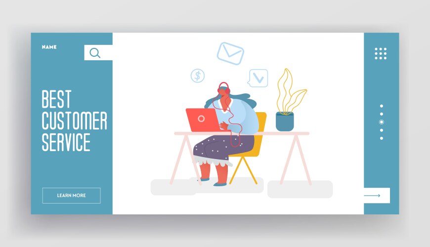Modern design concept computer programmers vector image