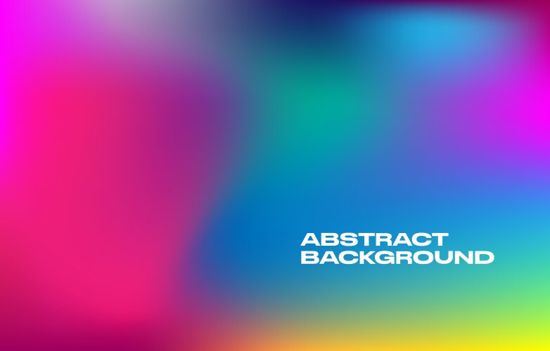 colorful hologram smooth vibrant background vector image